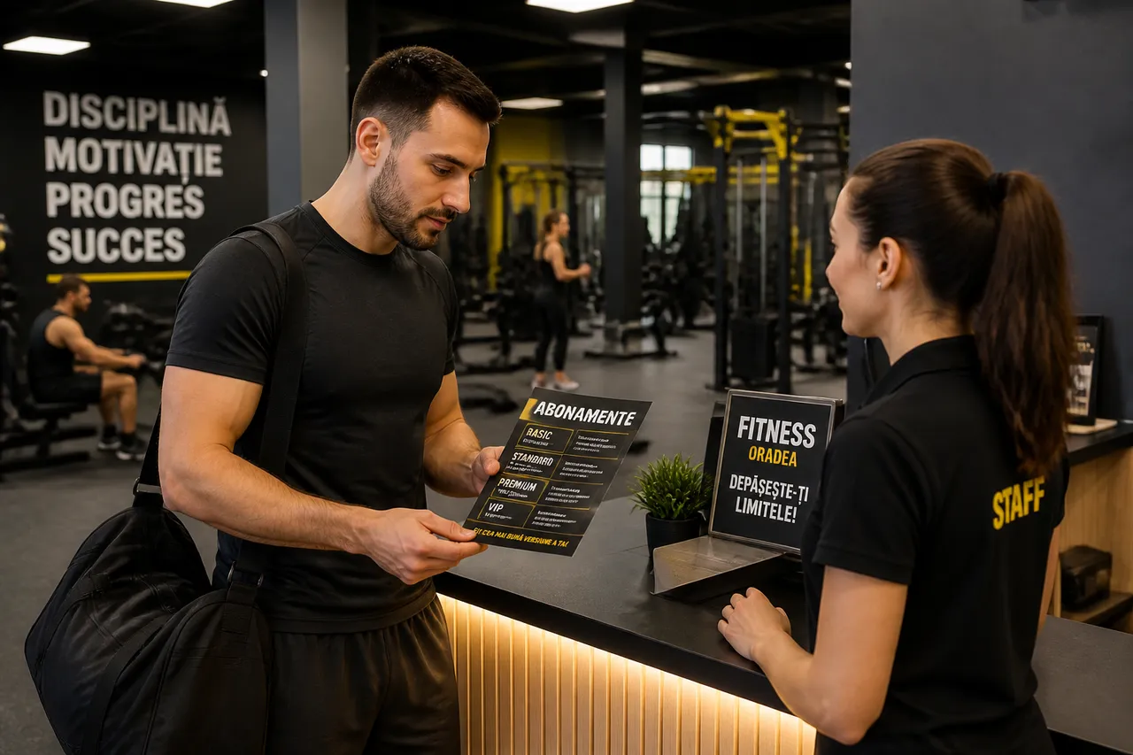 abonament sală fitness Oradea servicii incluse
