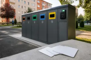 Instruire pentru locatarii din Oradea: cum se folosesc insulele ecologice digitalizate
